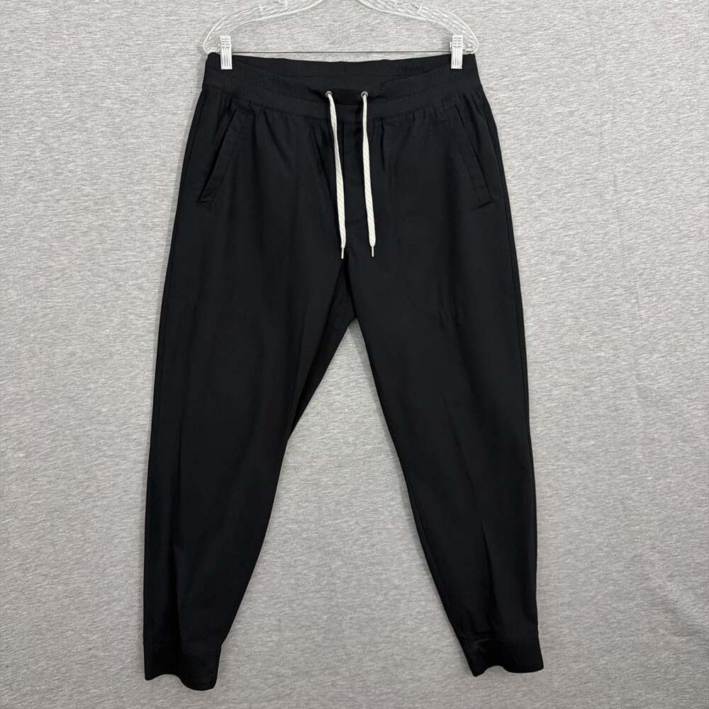 VUORI Men's Size XL Black Meta Jogger Pants Drawstring Jogger With Pockets